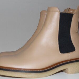 Everlane The Chelsea Boot Neutral Tan Nappa Leather Size 5 Made in Spain New